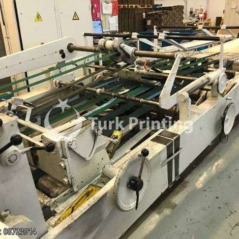 Used Emba UVZ-RTZ Automatic Folding Gluing Machine year of 1985 for sale, price ask the owner, at TurkPrinting in Folding - Gluing