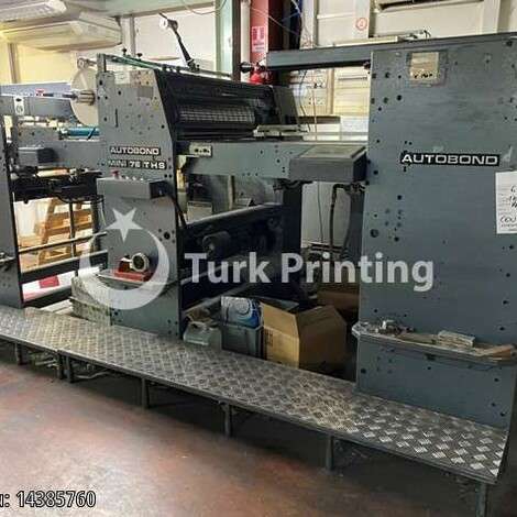 Used AUTOBOND Mini 76 THS Lamination Machine year of 2009 for sale, price ask the owner, at TurkPrinting in Laminating - Coating Machines