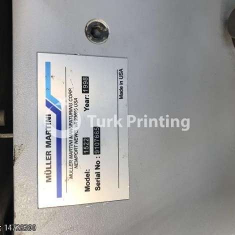 Used Muller Martini Presto Saddle Stitching line - 1998 year of 1998 for sale, price 22000 USD FOT (Free On Truck), at TurkPrinting in Saddle Stitching Machines