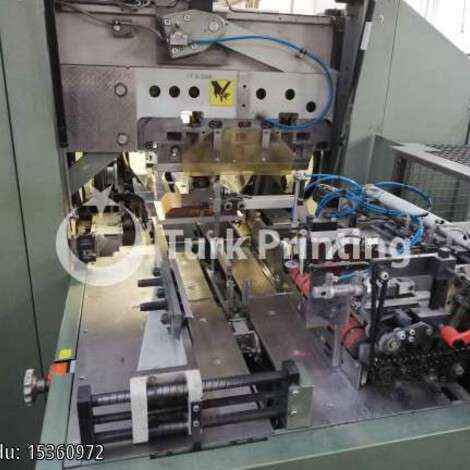 Used Kolbus model HD 140 TRITON threeknife trimmer with copilot year of 1999 for sale, price ask the owner, at TurkPrinting in Three Knife Trimmers