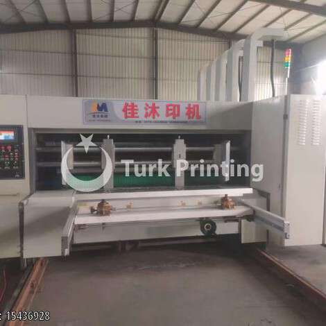 Used Other (Diğer) corrugation cardboard lead edge three colors printer diecutter attached slotter machine year of 2018 for sale, price ask the owner, at TurkPrinting in Die Cutters
