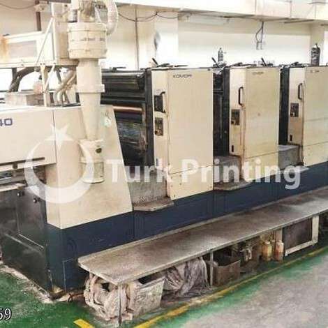 Used Komori Lithrone L-440, Size 720x1030 mm year of 1995 for sale, price 84000 USD C&F (Cost & Freight), at TurkPrinting in Used Offset Printing Machines