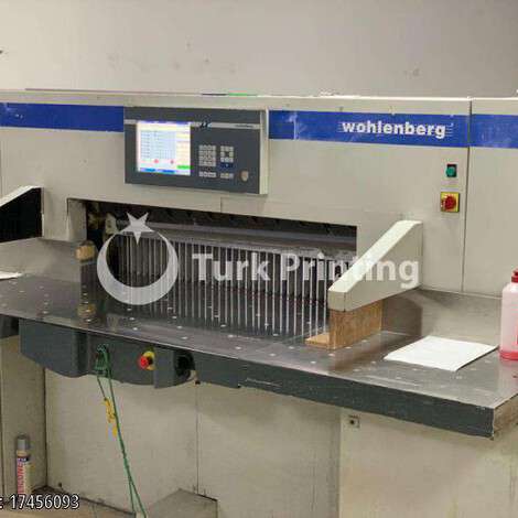 Used Wohlenberg 115 year of 2005 for sale, price ask the owner, at TurkPrinting in Paper Cutters - Guillotines