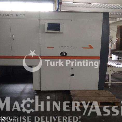 Used Century MWZ 1650Q Automatic Die Cutting Machine year of 2012 for sale, price ask the owner, at TurkPrinting in Die Cutters