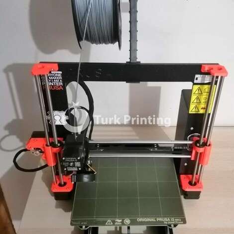 Used Prusa ORJİNAL Prusa i3 MK3S 3D Printer year of 2020 for sale, price 7000 TL EXW (Ex-Works), at TurkPrinting in 3D Printer
