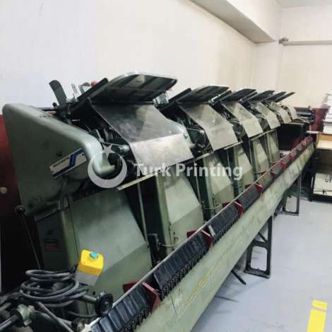 Used Muller Martini Saddle Stitching line with trimmer year of 1984 for sale, price 8000 EUR EXW (Ex-Works), at TurkPrinting in Saddle Stitching Machines
