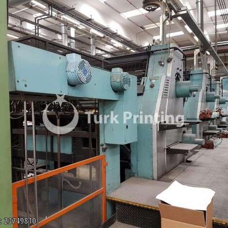 Used Man-Roland R806-6+L Offset Printing Press year of 1988 for sale, price ask the owner, at TurkPrinting in Used Offset Printing Machines