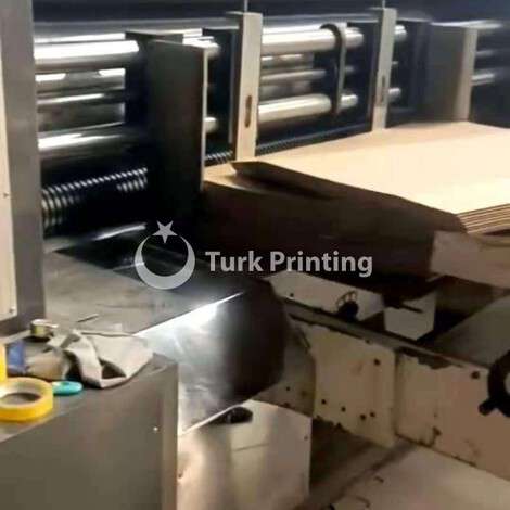 Used Other (Diğer) corrugation cardboard lead edge three colors printer slotter machine year of 2018 for sale, price 24500 USD FOB (Free On Board), at TurkPrinting in Printer Slotter Machine