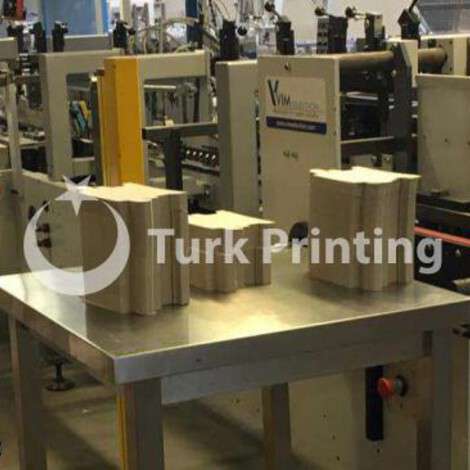 Used Bobst Media 68 folder gluer year of 1989 for sale, price ask the owner, at TurkPrinting in Folding - Gluing