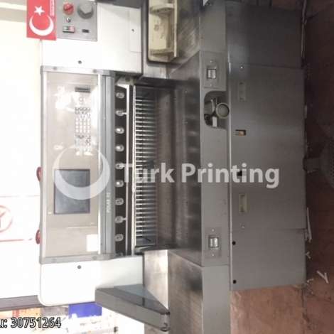 Used Polar 92 E Paper Cutter year of 2000 for sale, price 21000 EUR FOT (Free On Truck), at TurkPrinting in Paper Cutters - Guillotines