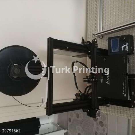 Used Creality Ender 3 3D printer year of 2019 for sale, price 1200 TL, at TurkPrinting in 3D Printer