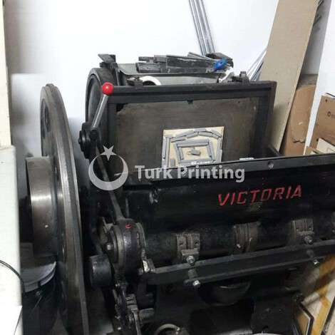 Used Victoria hand fed DIE CUTTER BRITISH MADE year of 1980 for sale, price 3500 USD FOB (Free On Board), at TurkPrinting in Die Cutters