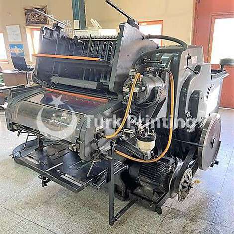 Used Heidelberg KORD Printing Machine year of 1977 for sale, price ask the owner, at TurkPrinting in Used Offset Printing Machines