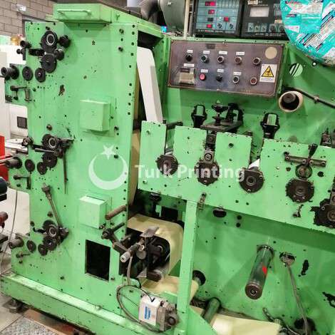 Used Motex 1 color Label Printing Machine year of 1999 for sale, price ask the owner, at TurkPrinting in Flexo and Label Printing Machines