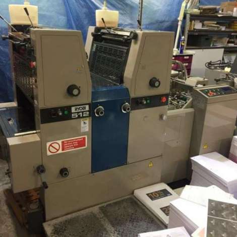 Used Ryobi 512 2 Colours Offset Printing Press year of 1996 for sale, price ask the owner, at TurkPrinting in Used Offset Printing Machines