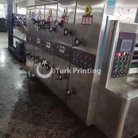 Used Other (Diğer) corrugation cardboard lead edge two colors printer slotter machine year of 2020 for sale, price 34000 USD FOB (Free On Board), at TurkPrinting in Printer Slotter Machine