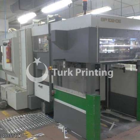 Used Bobst SP 102 CE Die Cutter year of 1991 for sale, price ask the owner, at TurkPrinting in Die Cutters
