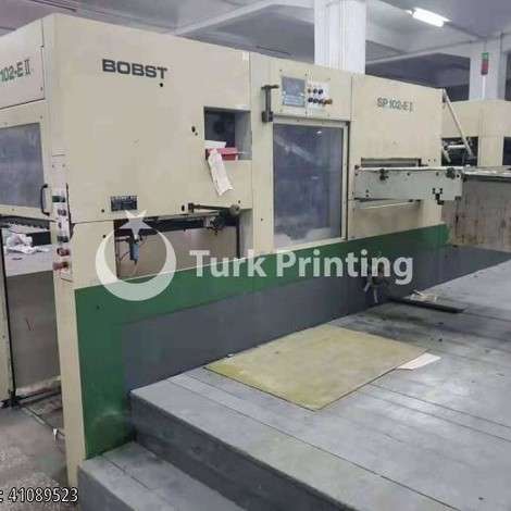 Used Bobst SP 102 E II Die Cutting Machine year of 1997 for sale, price 99000 EUR FOT (Free On Truck), at TurkPrinting in Die Cutters