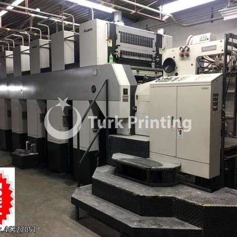 Used Akiyama JPrint 5P532 10 color 5/5 2-sided used offset printing press year of 2001 for sale, price ask the owner, at TurkPrinting in Used Offset Printing Machines