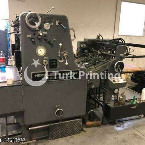 Used Heidelberg SORD Offset Printing Machine year of 1980 for sale, price ask the owner, at TurkPrinting in Used Offset Printing Machines