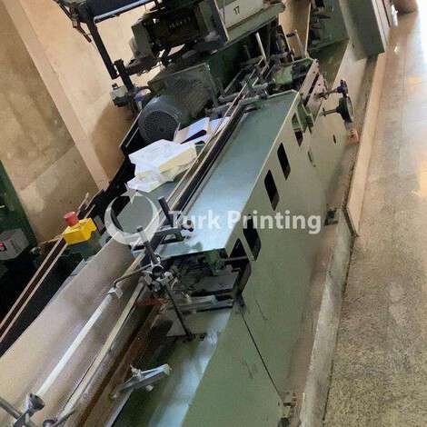 Used Muller Martini star binder year of 1999 for sale, price ask the owner, at TurkPrinting in Perfect Binding Machines