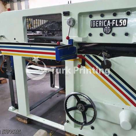 Used İberica FL50 Automatic die-cutter year of 1985 for sale, price ask the owner, at TurkPrinting in Die Cutters