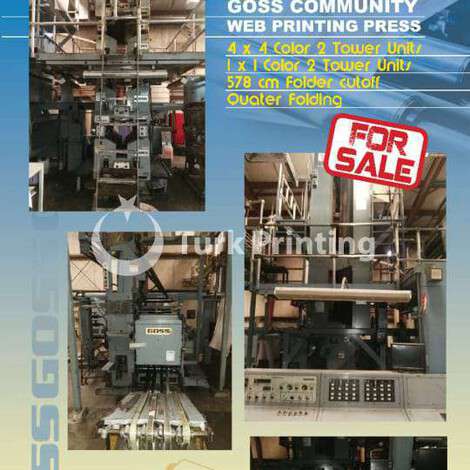 Used Goss COMMUNITY year of 1998 for sale, price ask the owner, at TurkPrinting in Heatset Web Offset Printing Machines