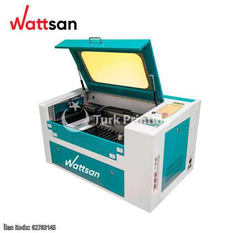 New Wattsan 0503 50W CO2 laser cutting & engraving machine - acrylic, plywood, MDF, paper, plastic and other year of 2021 for sale, price ask the owner, at TurkPrinting in Laser Cutter and Laser Engraving Machine