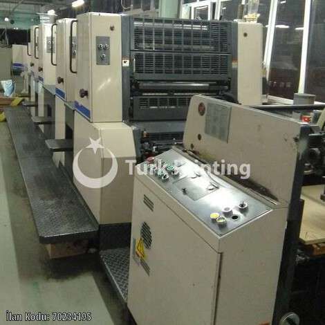 Used Shinohara 66-4 offset prinring machine year of 1990 for sale, price ask the owner, at TurkPrinting in Used Offset Printing Machines