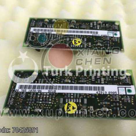 New Heidelberg Module SCUB Circuit Board, 00.785.1038/06 year of 2021 for sale, price ask the owner, at TurkPrinting in Circuit Board