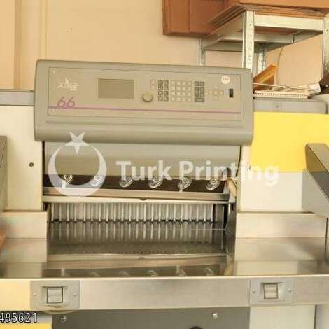 Used Polar 66E Paper Cutter year of 1997 for sale, price 6500 EUR FCA (Free Carrier), at TurkPrinting in Paper Cutters - Guillotines