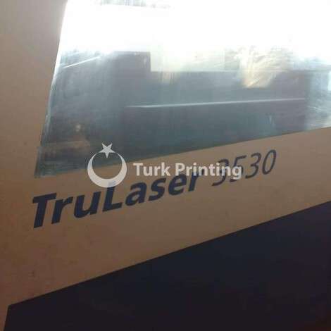 Used Trumpf 3530 4KW LASER CUTTING MACHINE year of 2008 for sale, price 100000 EUR, at TurkPrinting in Laser Cutter and Laser Engraving Machine