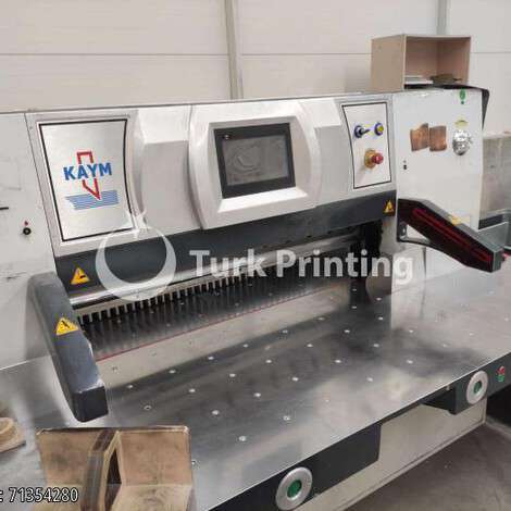 Used Kaym 115 PLS Paper Cutter year of 2018 for sale, price ask the owner, at TurkPrinting in Paper Cutters - Guillotines