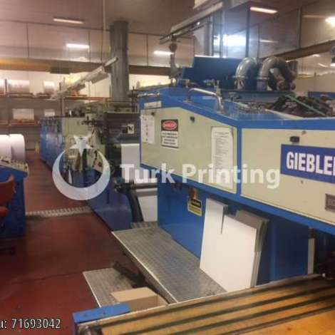 Used Giebler 520 BUSINESS FORMS PRESS year of 2000 for sale, price 38000 EUR EXW (Ex-Works), at TurkPrinting in Continuous Form Printing Machines