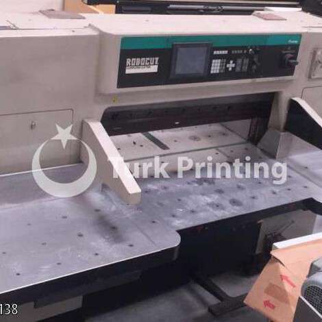Used Itotec RoboCut Guillotine 115 cm - ERC 115 DX year of 2003 for sale, price 30000 USD EXW (Ex-Works), at TurkPrinting in Paper Cutters - Guillotines