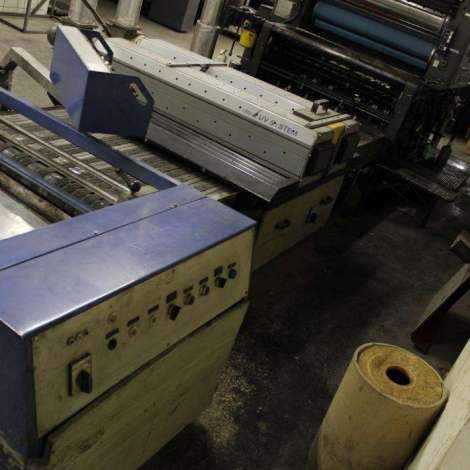 Used Heidelberg SORS with UV Laque Machine year of 2003 for sale, price 90000 TL FOT (Free On Truck), at TurkPrinting in Other Post Press Machines