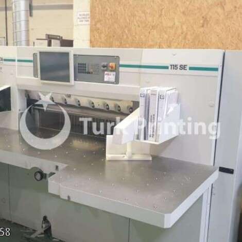 Used Perfecta 115 SE Paper Cutter year of 2015 for sale, price ask the owner, at TurkPrinting in Paper Cutters - Guillotines