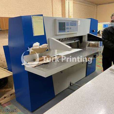 Used Wohlenberg 115 CUT-TEC Paper Cutter year of 2004 for sale, price ask the owner, at TurkPrinting in Paper Cutters - Guillotines