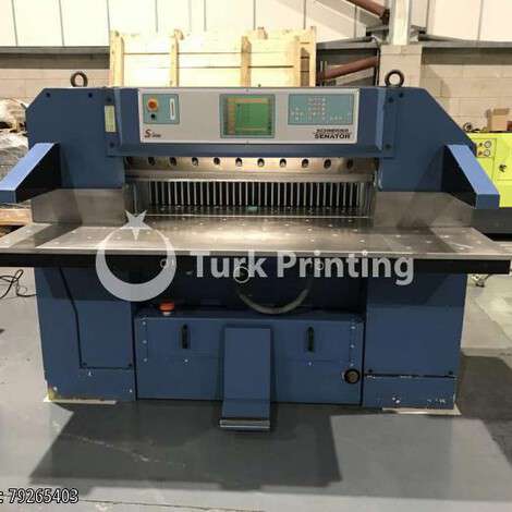 Used Schneider SENATOR 115H TSC year of 2000 for sale, price ask the owner, at TurkPrinting in Paper Cutters - Guillotines