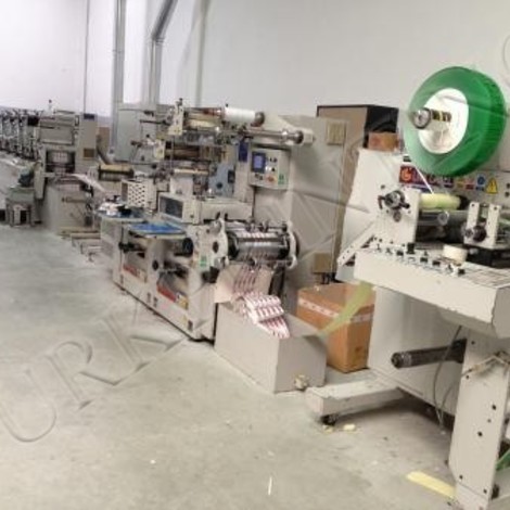 USED FLEXO LABEL MACHINES ZERO RECEIVED FOR SALE.