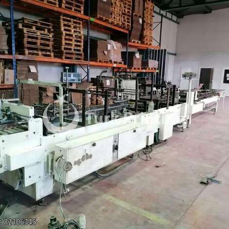 Used Vega 750 Folder Gluer - 4 gluing guns year of 1984 for sale, price ask the owner, at TurkPrinting in Folding - Gluing