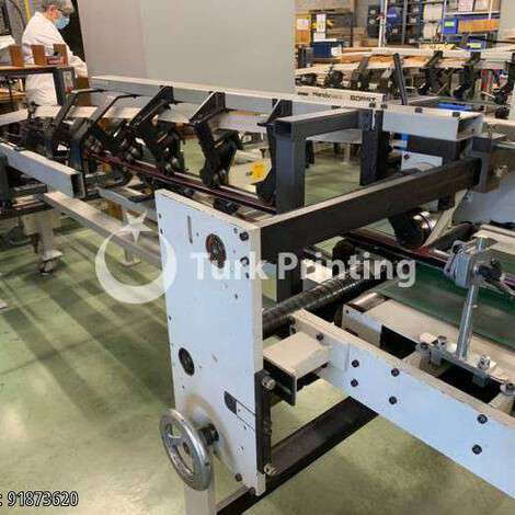 Used Bobst Media 45 Folding-Gluing machine year of 1992 for sale, price ask the owner, at TurkPrinting in Folding - Gluing