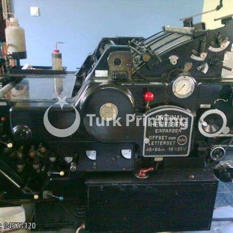 Used Heidelberg KORD 64 Offset Printing Machine year of 1969 for sale, price ask the owner, at TurkPrinting in Used Offset Printing Machines
