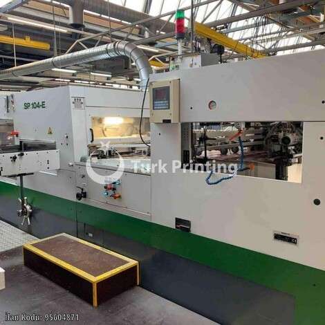 Used Bobst SP 104 E Die Cutting Machine year of 2001 for sale, price ask the owner, at TurkPrinting in Die Cutters