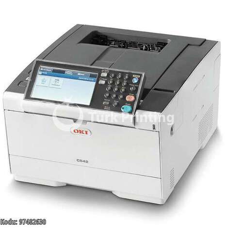 New OKI c542dn A4 LED Printer with CMYK Color Toner year of 2020 for sale, price 3000 TL, at TurkPrinting in Printer and Copier