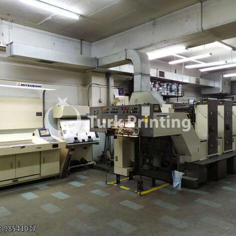 Used Mitsubishi 4 COLOR OFFSET PRINTING MACHINE year of 1999 for sale, price 65000 EUR EXW (Ex-Works), at TurkPrinting in Used Offset Printing Machines