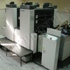 Used Komori Sprint two color offset printing press machine for sale. 31 mio count, alcohol dampening, auto register, auto plate. test possible.