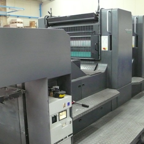 Used 1999 HEIDELBERG CD 102-5 five color offset printing machine for sale. Speed 15.000 c/h, Preset Link