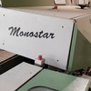 Used Muller Martini Monostar perfect binder for sale. Hotmelt back and side glue, premelter 1 x MM 3016 (year 2001)