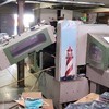Used Muller Martini Monostar perfect binder for sale. Hotmelt back and side glue, premelter 1 x MM 3016 (year 2001)